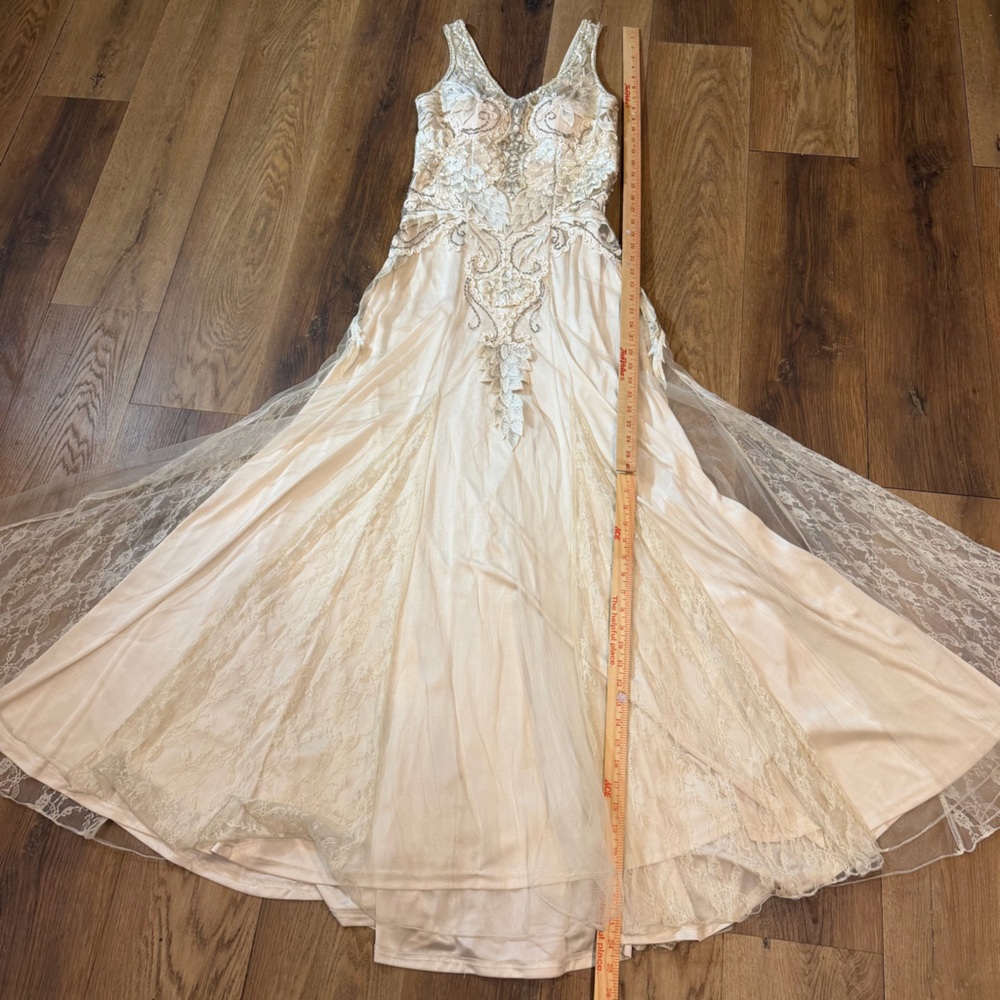 Vintage Y2K Beaded Dress Vintage Beaded Dress Sue Wong Vintage Wedding Dress - Picture 13 of 17